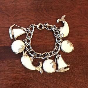 J. Crew Nautical Enamel Charm Bracelet
